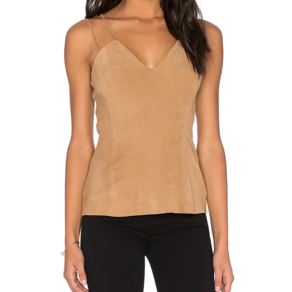 Bailey 44 Brown Suede Top